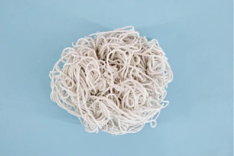 Image of yarn to represent a bundle of nerves.